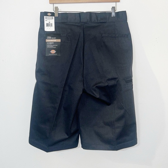 Dickies men’s gray twill 15” inseam 5 pocket loose fit work shorts - Picture 6 of 13